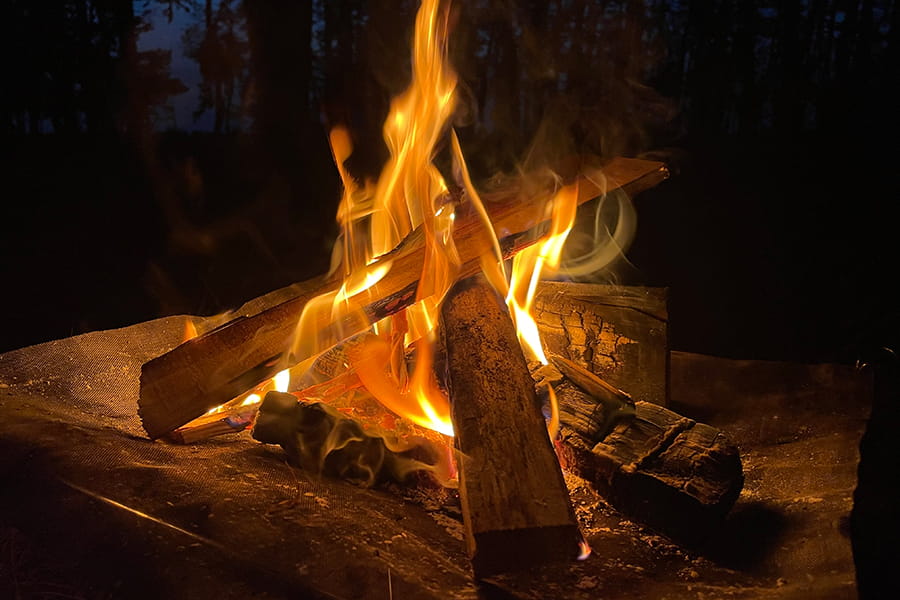 焚き火